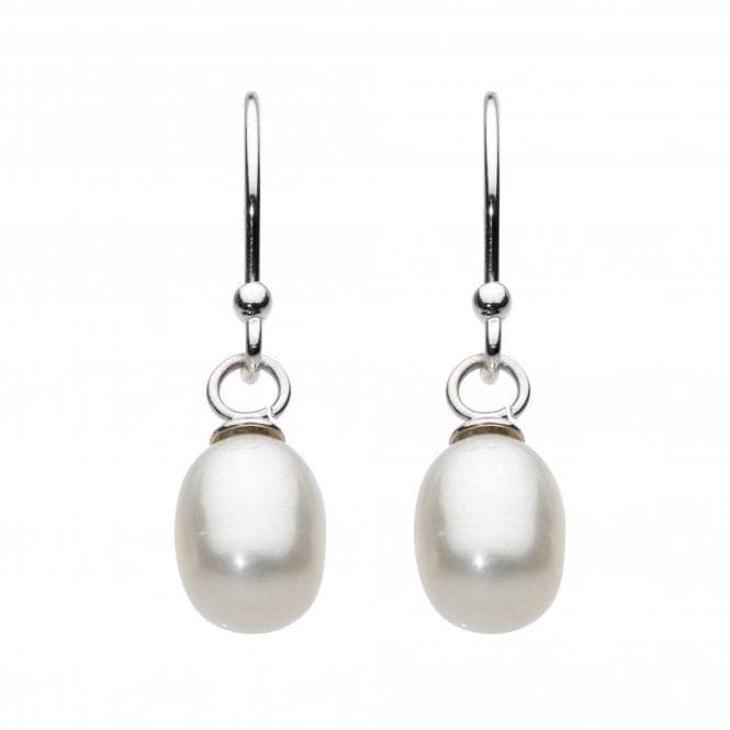 Dew Sterling Silver Oval Freshwater Pearl Drops 58298FP010Dew58298FP010