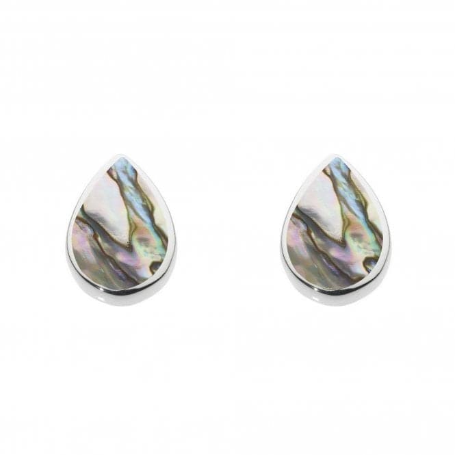 Dew Sterling Silver Pear Shape Paua Shell Stud Earrings 3061PA024Dew3061PA024