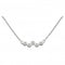 Dew Sterling Silver Scattered Cubic Zirconia 18 Necklace 9711CZ021Dew9711CZ021