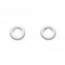 Dew Sterling Silver Small Open Circle Stud Earrings 4830HP022Dew4830HP022