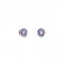 Dew Sterling Silver Small Round Amethyst Stud Earrings 3006AMDew3006AM