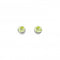 Dew Sterling Silver Small Round Peridot Stud Earrings 3006PDDew3006PD