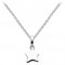 Dew Sterling Silver Solid Star Pendant 90C7HPDew90C7HP