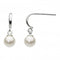 Dew Sterling Silver Synthetic Pearl Drop Earrings 38006SFP024Dew38006SFP024