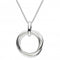 Dew Sterling Silver Triple Ring 18 Necklace 9832HP024Dew9832HP024