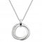 Dew Sterling Silver Triple Rings with Cubic Zirconia Pendant 9820CZ022Dew9820CZ022