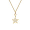 Dew Zirconia Gold Plate Star Pendant 9778GCZDew9778GCZ