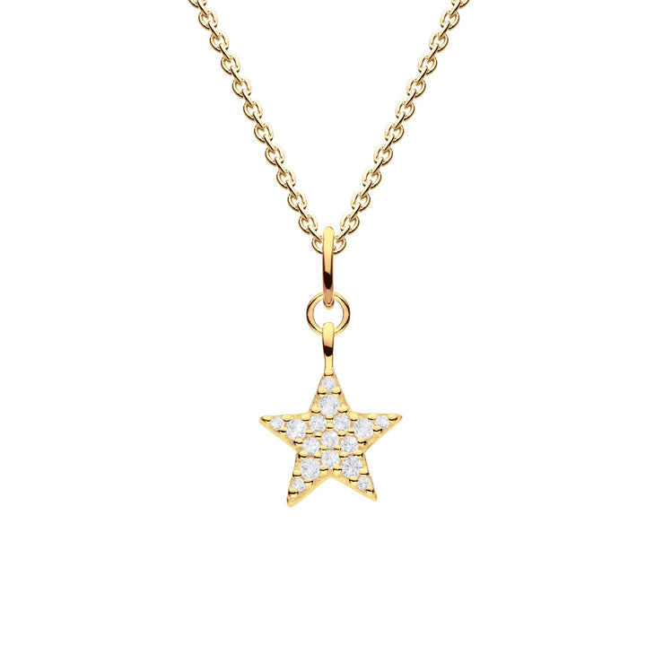 Dew Zirconia Gold Plate Star Pendant 9778GCZDew9778GCZ