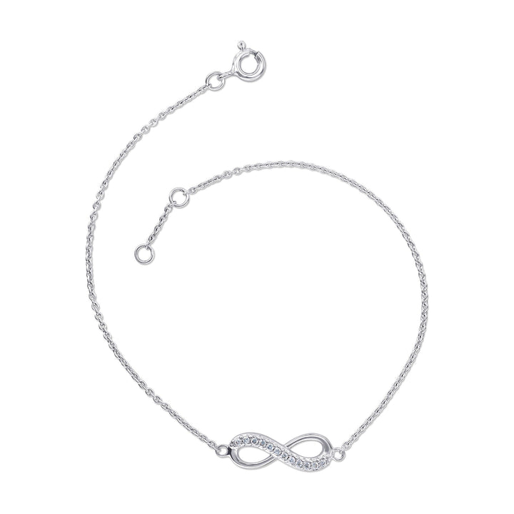 Dew Zirconia Infinity 8" Bracelet 75445CZDew75445CZ