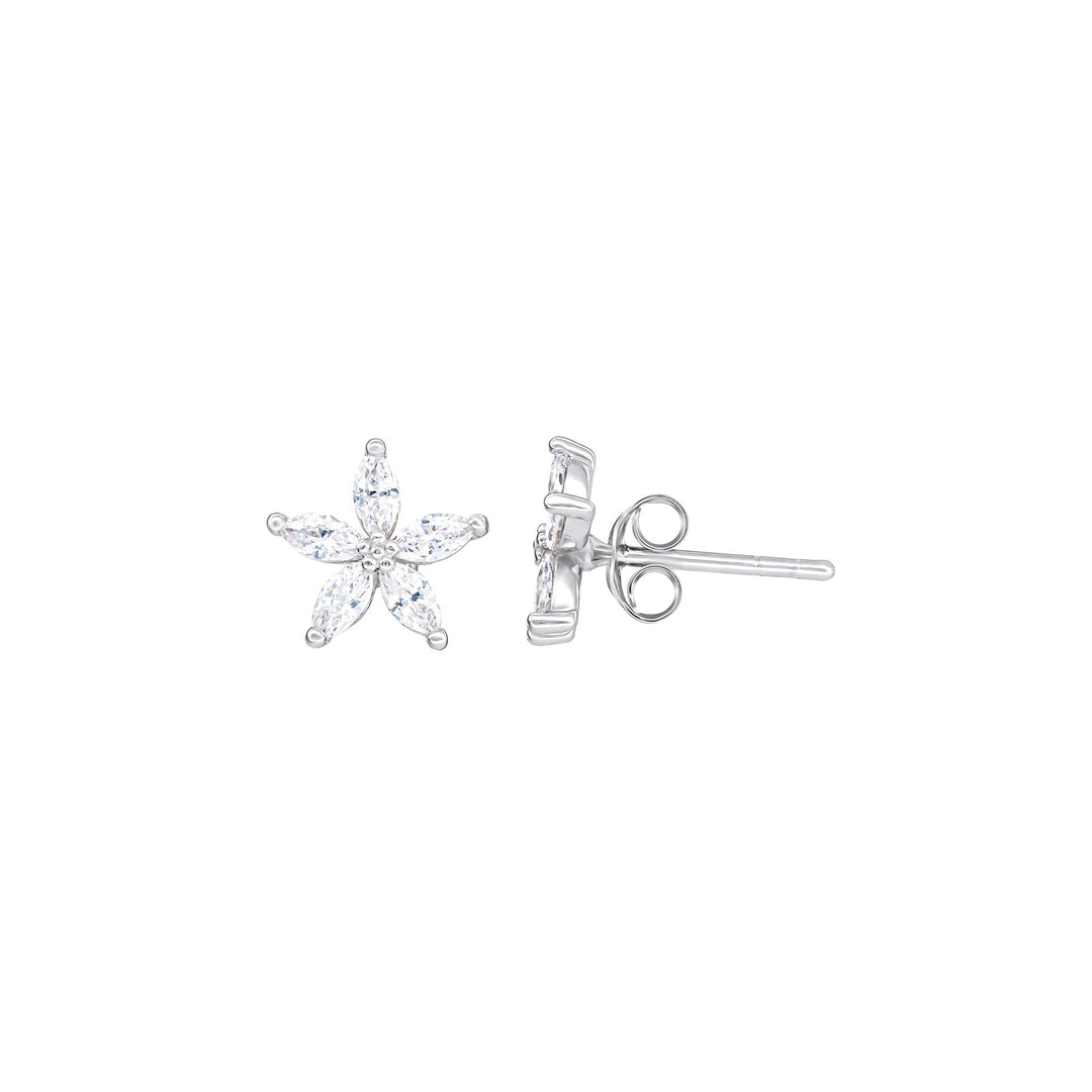 Dew Zirconia Star Flower Studs 33173CZDew33173CZ