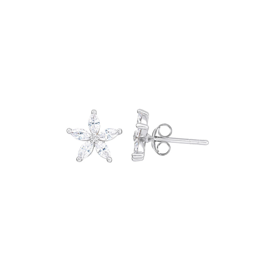 Dew Zirconia Star Flower Studs 33173CZDew33173CZ