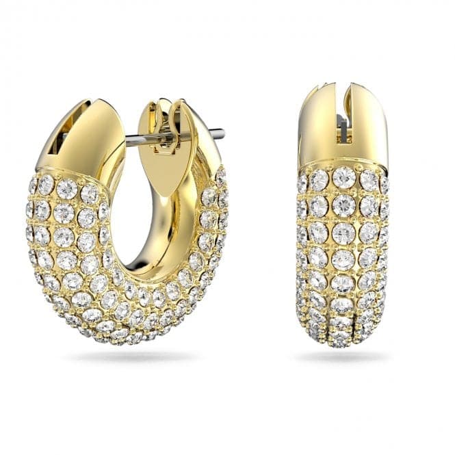 Dextera Hoop Pavé White Gold - tone Plated Earrings 5636530Swarovski5636530