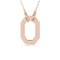 Dextera Octagon Pavé White Rose Gold - tone Plated Pendant 5642389Swarovski5642389