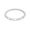 Dextera Pavé Statement Mixed Links White Rhodium Plated NecklaceSwarovski5639333