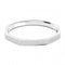 Dextera Rhodium Plated White Octagon BangleSwarovski5655625 L