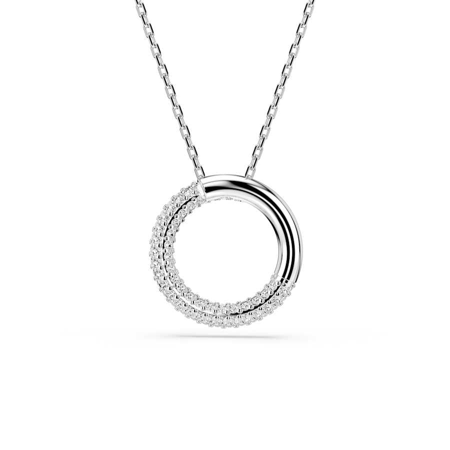 Dextera Rhodium Plated White Pavé Pendant 5692737Swarovski5692737