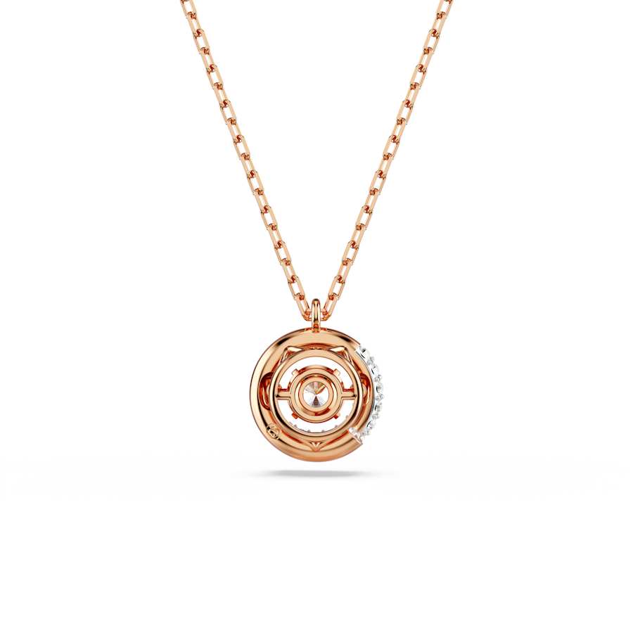 Dextera Rose Gold - tone White Round Cut Pendant 5692257Swarovski5692257