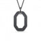 Dextera Ruthenium Plated Black Octagon Pendant 5651703Swarovski5651703