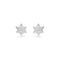 Dextera White Rhodium Plated Stud Earrings 5700322Swarovski5700322