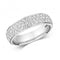 Diamond 3 Row Ring RDQ234WGemstones JewelleryRDQ234W/J