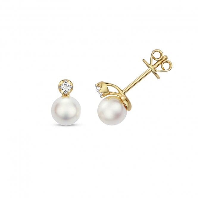 Diamond Akoya Pearl Earrings EDQ221Gemstones JewelleryEDQ221