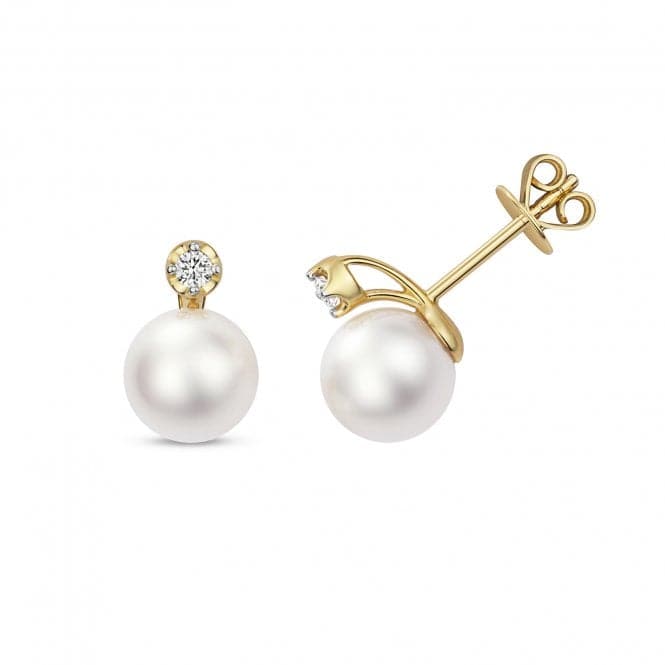 Diamond Akoya Pearl Earrings EDQ222Gemstones JewelleryEDQ222