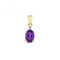 Diamond & Amethyst Pendant PD263AGemstones JewelleryPD263A