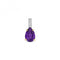 Diamond & Amethyst Pendant PD265AGemstones JewelleryPD265A