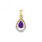 Diamond And Amethyst Pendant PD268AGemstones JewelleryPD268A