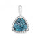 Diamond And London Blue Topaz Pendant PD245WLBGemstones JewelleryPD245WLB