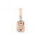 Diamond And Morganite Emerald Cut Pendant PD271RMGemstones JewelleryPD271RM