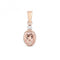 Diamond And Morganite Oval Pendant PD270RMGemstones JewelleryPD270RM