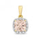 Diamond And Morganite Pendant PD246MGemstones JewelleryPD246M