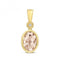 Diamond And Morganite Pendant PD249MGemstones JewelleryPD249M