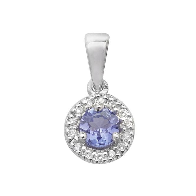 Diamond And Tanzanite Pendant PD243WTGemstones JewelleryPD243WT