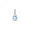 Diamond & Aquamarine Pendant PD265WAQGemstones JewelleryPD265WAQ