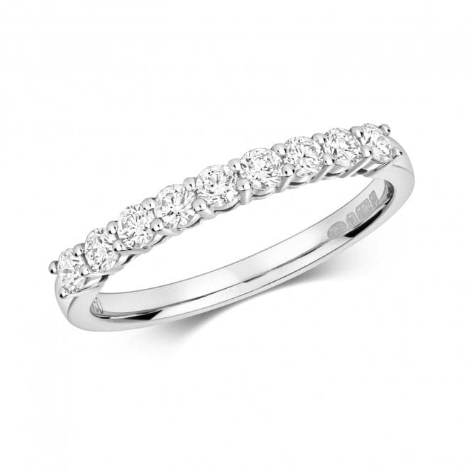 Diamond Claw Set Eternity Ring RDQ268WGemstones JewelleryRDQ268W/J