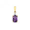 Diamond & Cu Amethyst Pendant PD258AGemstones JewelleryPD258A
