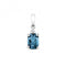 Diamond & Cu London Blue Topaz Pendant PD258WLBGemstones JewelleryPD258WLB