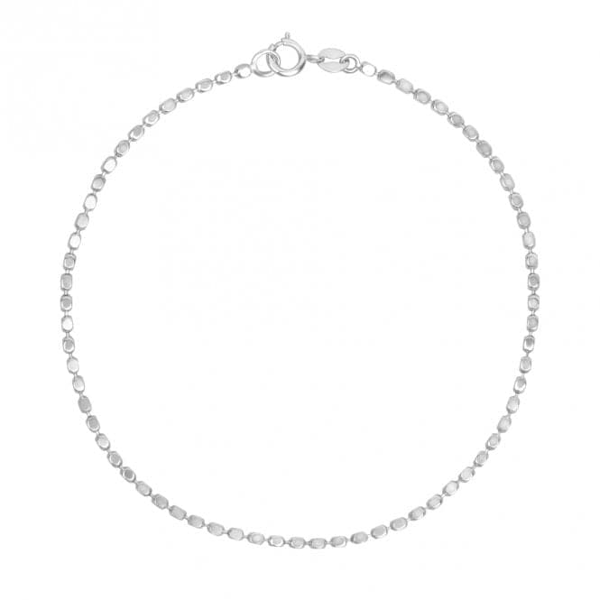 Diamond Cut Chain 9ct White Gold Bracelet GB524Elements GoldGB524