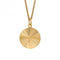Diamond Cut Gold Plated Round Pendant P5247BeginningsP5247