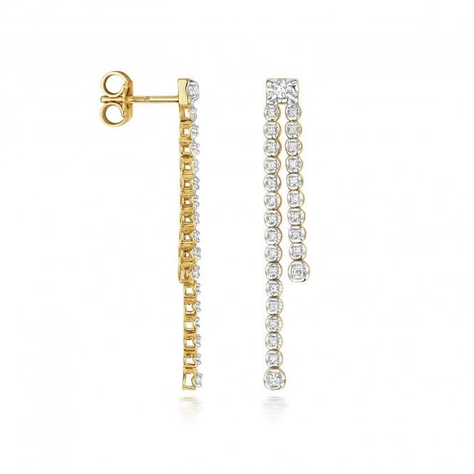 Diamond Drop Earrings ED374Gemstones JewelleryED374