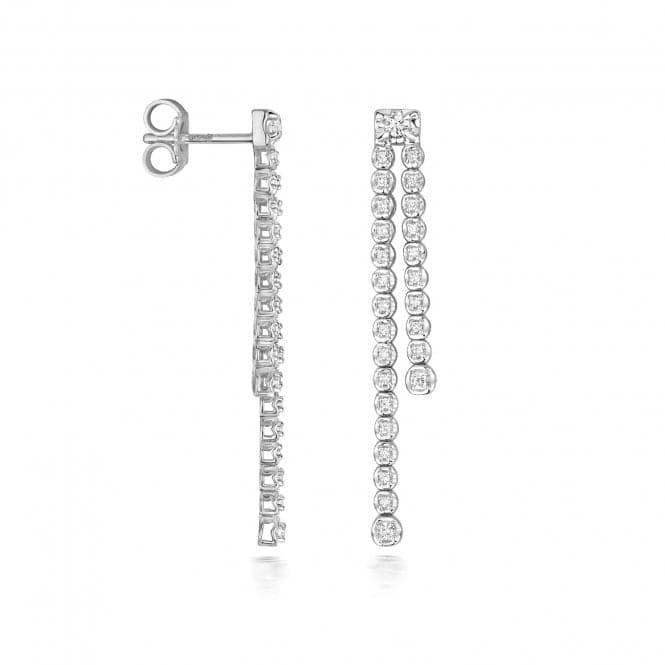 Diamond Drop Earrings ED374WGemstones JewelleryED374W