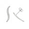 Diamond Ear Climbers Earrings ED342WGemstones JewelleryED342W