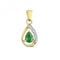 Diamond & Emerald Pendant PD252EGemstones JewelleryPD252E