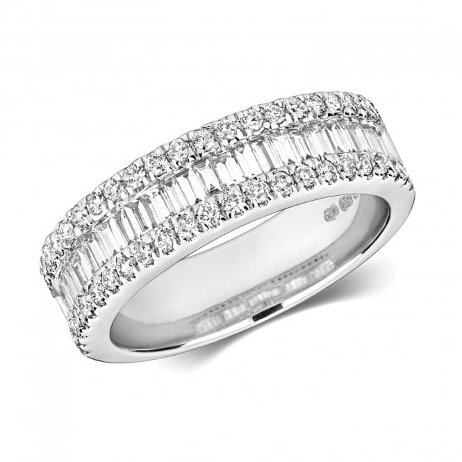 Diamond Eternity Diamond Edge Ring RDQ245WGemstones JewelleryRDQ245W/J