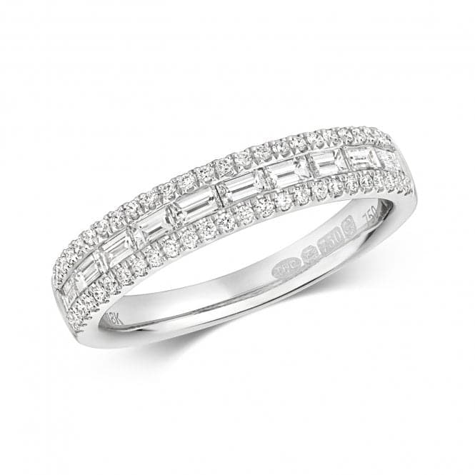 Diamond Eternity Diamond Edge Ring RDQ265WGemstones JewelleryRDQ265W/J
