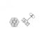 Diamond Illusion Plate Cluster Earrings ED308WGemstones JewelleryED308W
