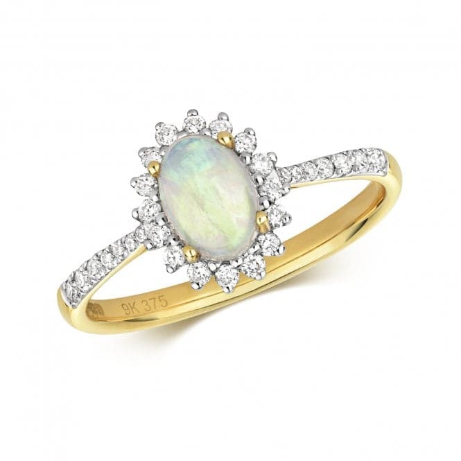 Diamond & Opal Ring RD290OGemstones JewelleryRD290O/J