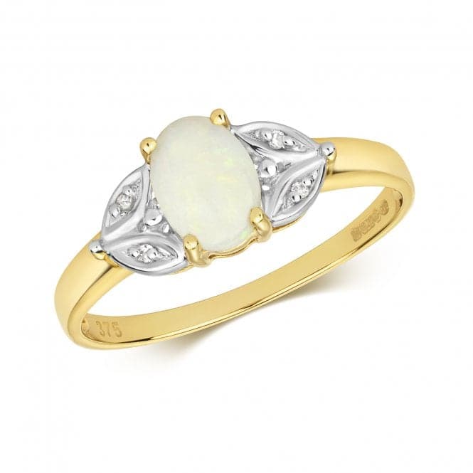 Diamond & Opal Ring RD299OGemstones JewelleryRD299O/J